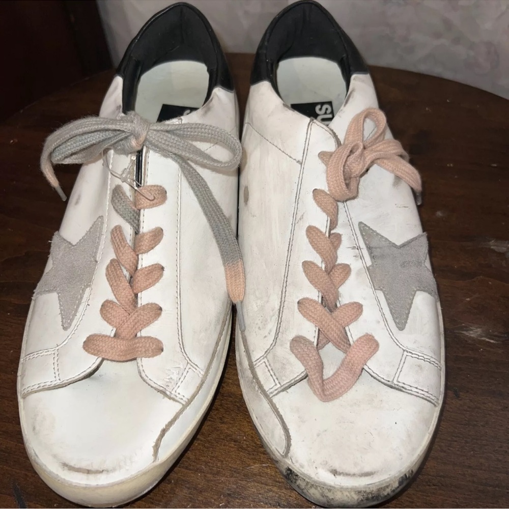Golden Goose Women’s classic sneakers size US 10, EU 40.